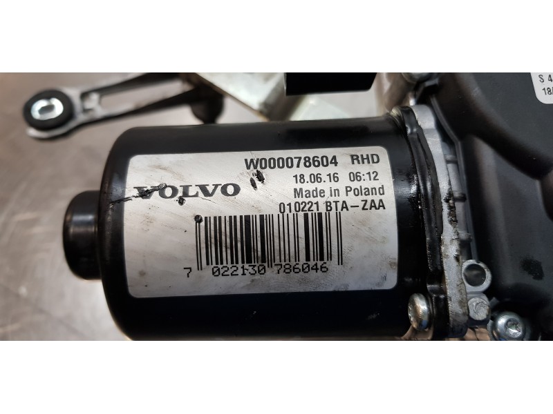 Recambio de motor limpia delantero para volvo xc60 r design awd referencia OEM IAM W000081891  