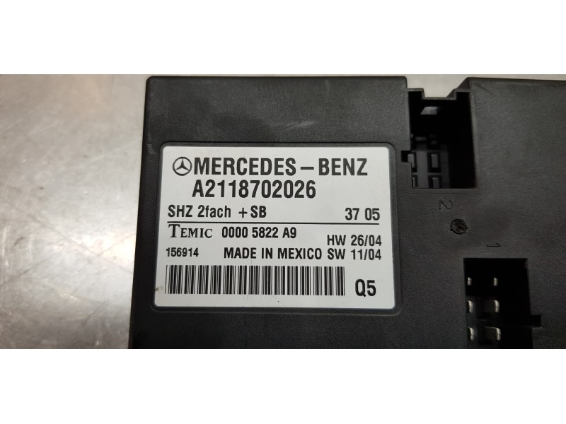 Recambio de modulo electronico para mercedes clase cls (w219) 350 (219.356) referencia OEM IAM A2118702026  