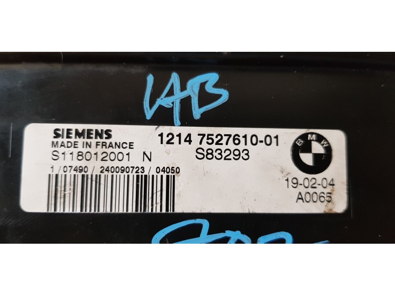 Recambio de centralita motor uce para bmw mini (r50,r53) cooper referencia OEM IAM 12147527610   Recambio de centralita motor uce para bmw mini (r50,r53) cooper referencia OEM IAM 12147527610