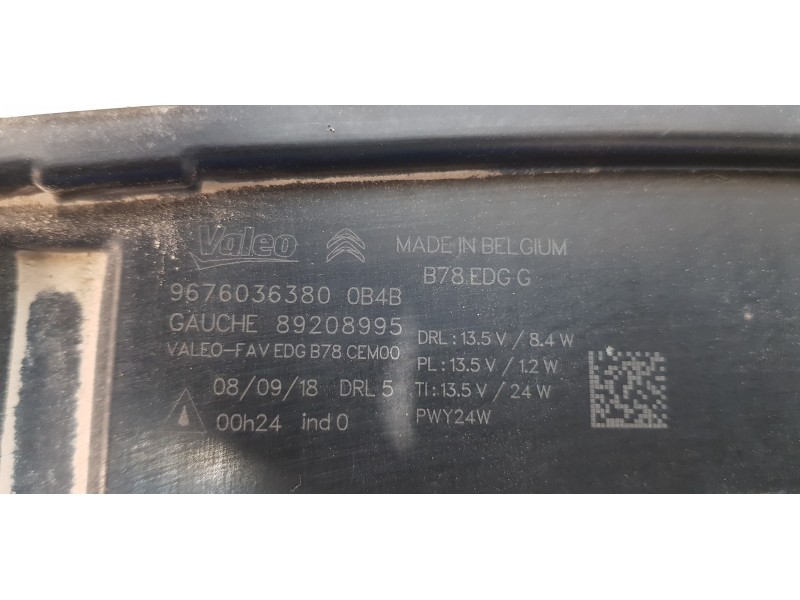 Recambio de piloto delantero izquierdo para citroen c4 picasso seduction referencia OEM IAM 9676036380   Recambio de piloto delantero izquierdo para citroen c4 picasso seduction referencia OEM IAM 9676036380