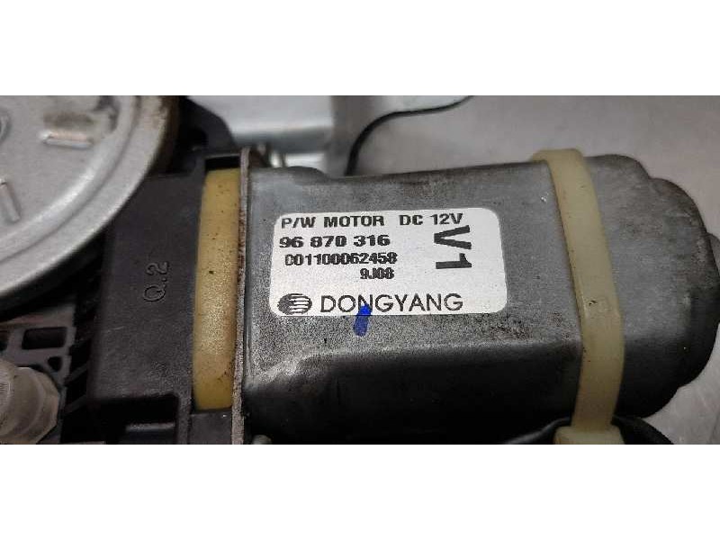 Recambio de elevalunas delantero izquierdo para chevrolet aveo lt referencia OEM IAM 96870316  