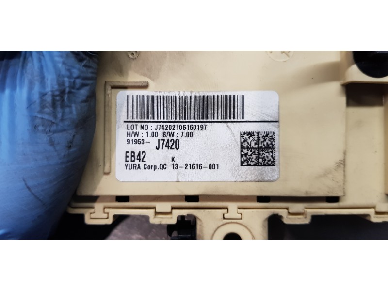 Recambio de caja reles / fusibles para kia ceed sportswagon tech referencia OEM IAM 91953J7420  