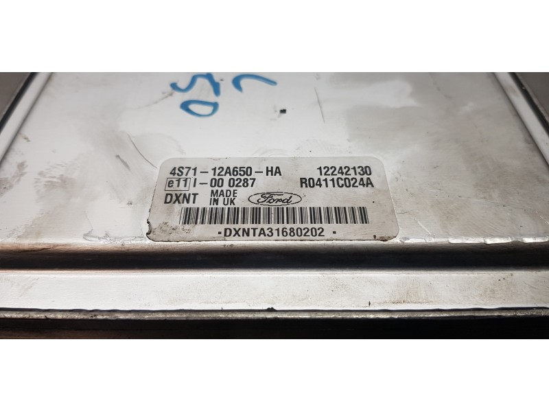 Recambio de centralita motor uce para ford mondeo berlina (ge) ambiente referencia OEM IAM 4S7112A650HA   Recambio de centralita motor uce para ford mondeo berlina (ge) ambiente referencia OEM IAM 4S7112A650HA