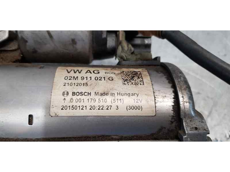 Recambio de motor arranque para skoda fabia active referencia OEM IAM 02M911021G   Recambio de motor arranque para skoda fabia active referencia OEM IAM 02M911021G