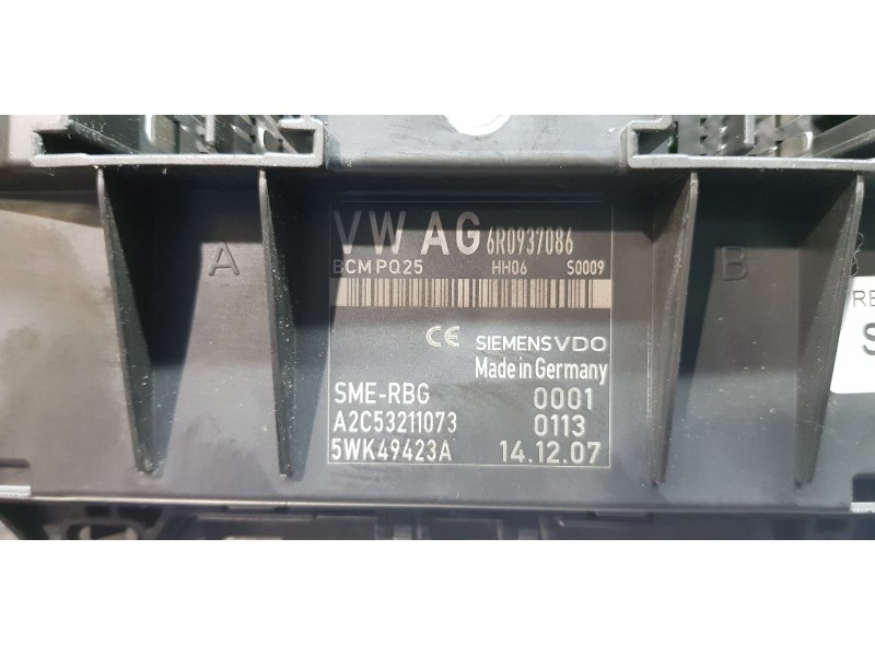 Recambio de modulo confort para seat ibiza (6j5) reference referencia OEM IAM 6R0937086  