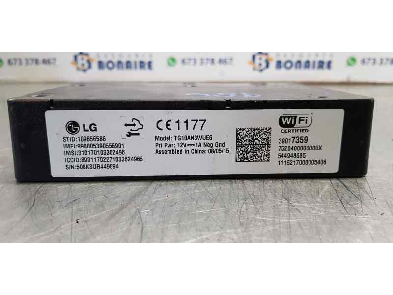 Recambio de modulo electronico para opel zafira tourer excellence referencia OEM IAM 39017359   Recambio de modulo electronico para opel zafira tourer excellence referencia OEM IAM 39017359