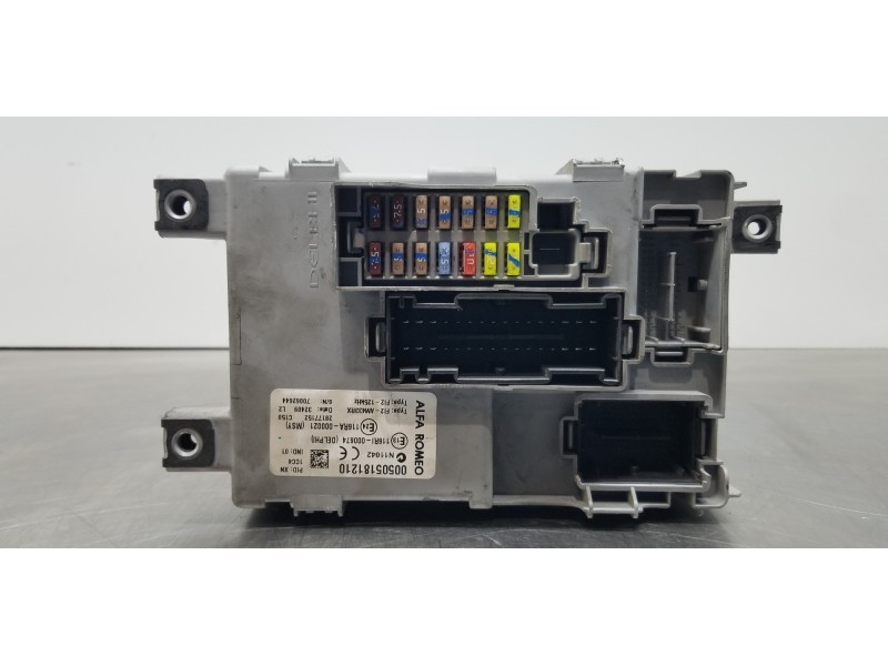 Recambio de modulo confort para alfa romeo mito (145) junior referencia OEM IAM 50518121 00505181210  Recambio de modulo confort para alfa romeo mito (145) junior referencia OEM IAM 50518121 00505181210