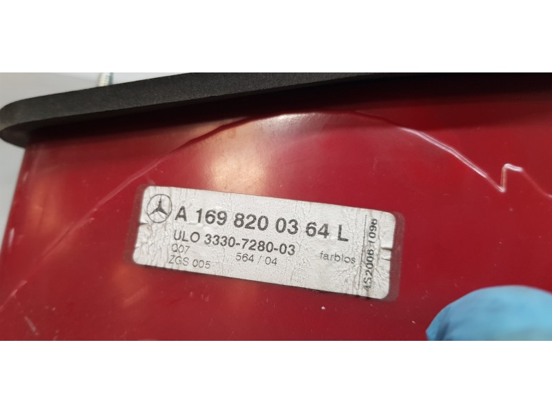 Recambio de piloto trasero izquierdo para mercedes clase a (w169) a 180 cdi a-edition referencia OEM IAM A1698200364   Recambio de piloto trasero izquierdo para mercedes clase a (w169) a 180 cdi a-edition referencia OEM IAM A1698200364