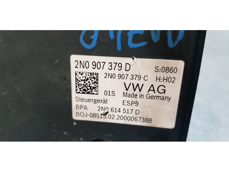 Recambio de abs para volkswagen crafter kasten (sy) furgón 35 bl ta fwd referencia OEM IAM 2N0614517D   Recambio de abs para volkswagen crafter kasten (sy) furgón 35 bl ta fwd referencia OEM IAM 2N0614517D