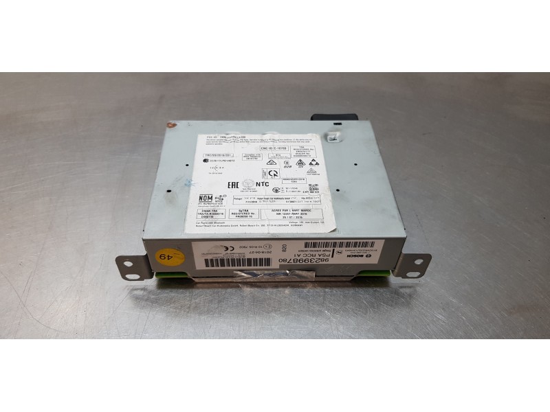 Recambio de sistema audio / radio cd para citroen c4 cactus live referencia OEM IAM 9823998780   Recambio de sistema audio / radio cd para citroen c4 cactus live referencia OEM IAM 9823998780