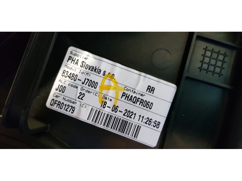 Recambio de elevalunas trasero derecho para kia ceed sportswagon tech referencia OEM IAM 83481J7000 83480J7000 83460J7000