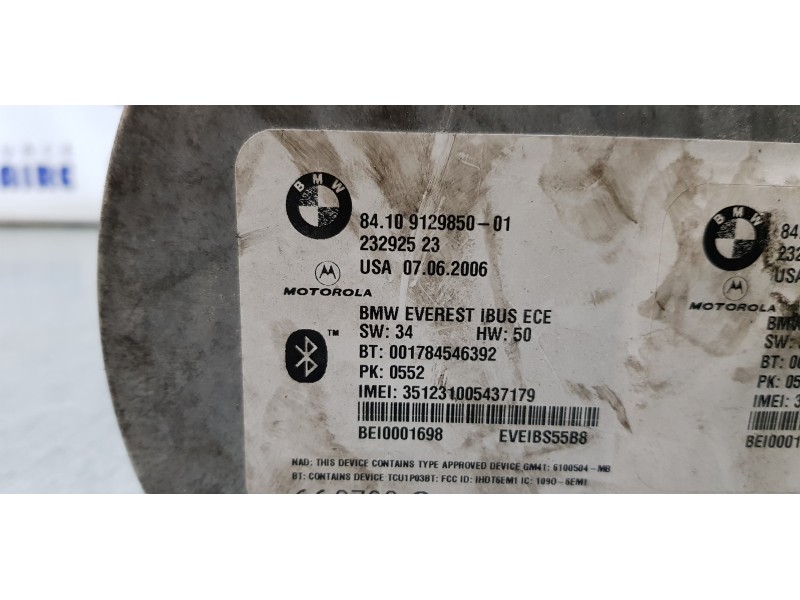 Recambio de modulo electronico para bmw x3 (e83) 3.0d referencia OEM IAM 9129850  