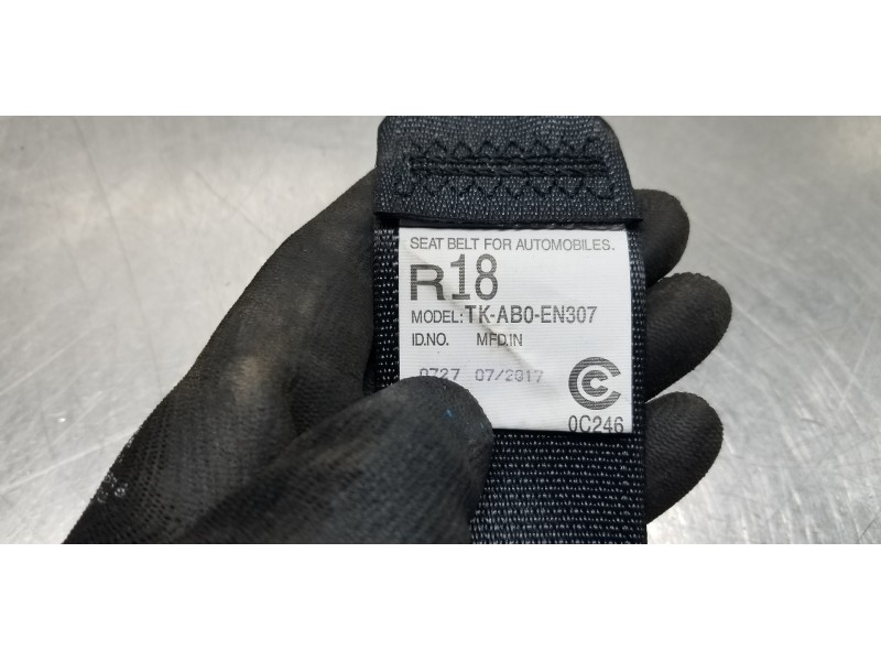 Recambio de cinturon seguridad trasero izquierdo para mitsubishi outlander (gf0) motion 2wd referencia OEM IAM 7000F323XA TKAB0E