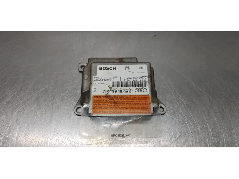 Recambio de centralita airbag para audi a3 (8p) 2.0 tdi ambition referencia OEM IAM 8P0959655D 0285001700  Recambio de centralita airbag para audi a3 (8p) 2.0 tdi ambition referencia OEM IAM 8P0959655D 0285001700