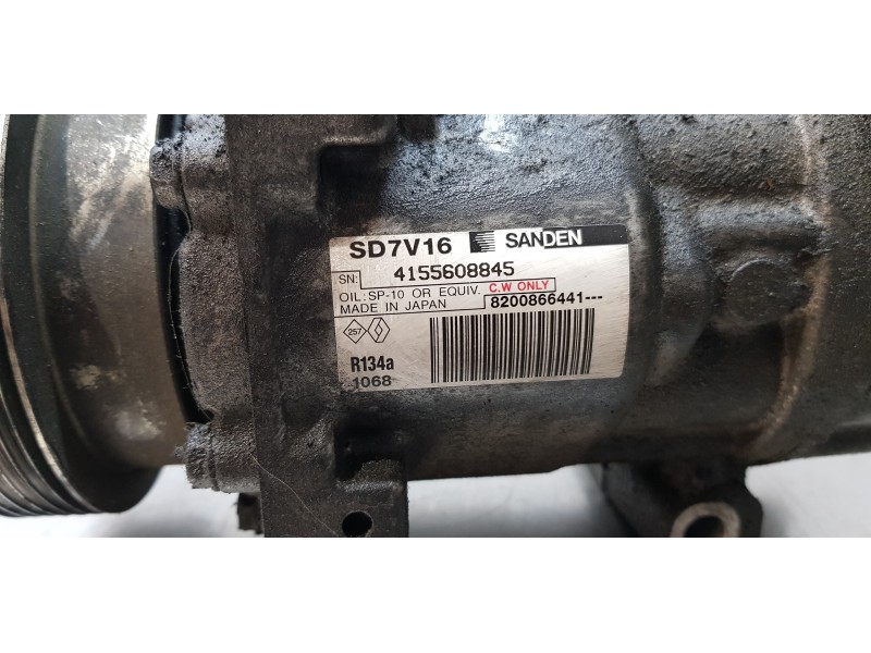 Recambio de compresor aire acondicionado para dacia sandero básico referencia OEM IAM 8200866441  