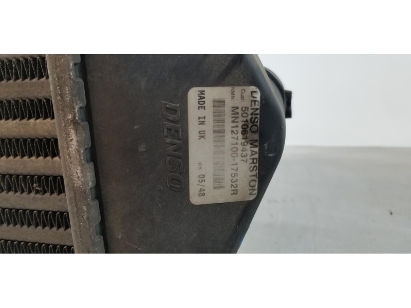 Recambio de intercooler para renault mascott fg 160. 35/55/65 cabina individual referencia OEM IAM 5010619437   Recambio de intercooler para renault mascott fg 160. 35/55/65 cabina individual referencia OEM IAM 5010619437