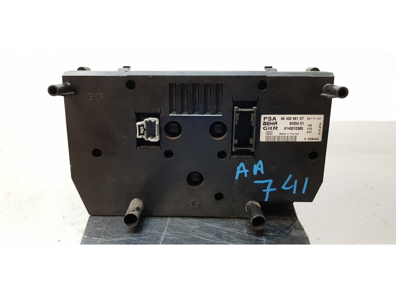 Recambio de mando climatizador para peugeot 307 (s1) xt referencia OEM IAM 96430991XT   Recambio de mando climatizador para peugeot 307 (s1) xt referencia OEM IAM 96430991XT