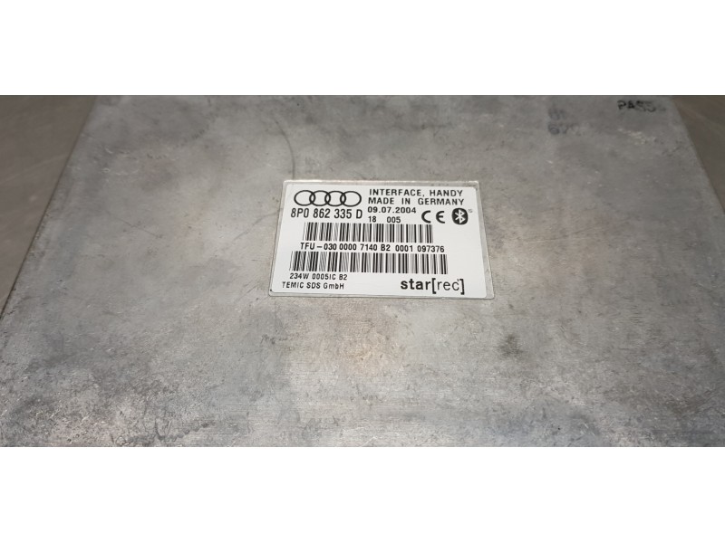 Recambio de modulo electronico para audi a3 (8p) 2.0 tdi ambition referencia OEM IAM 8P0862335D  