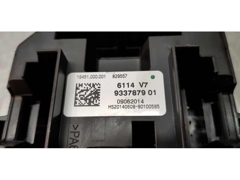 Recambio de caja reles / fusibles para bmw serie 1 lim. (f20) 116d efficientdynamics edition referencia OEM IAM 933787901   Recambio de caja reles / fusibles para bmw serie 1 lim. (f20) 116d efficientdynamics edition referencia OEM IAM 933787901