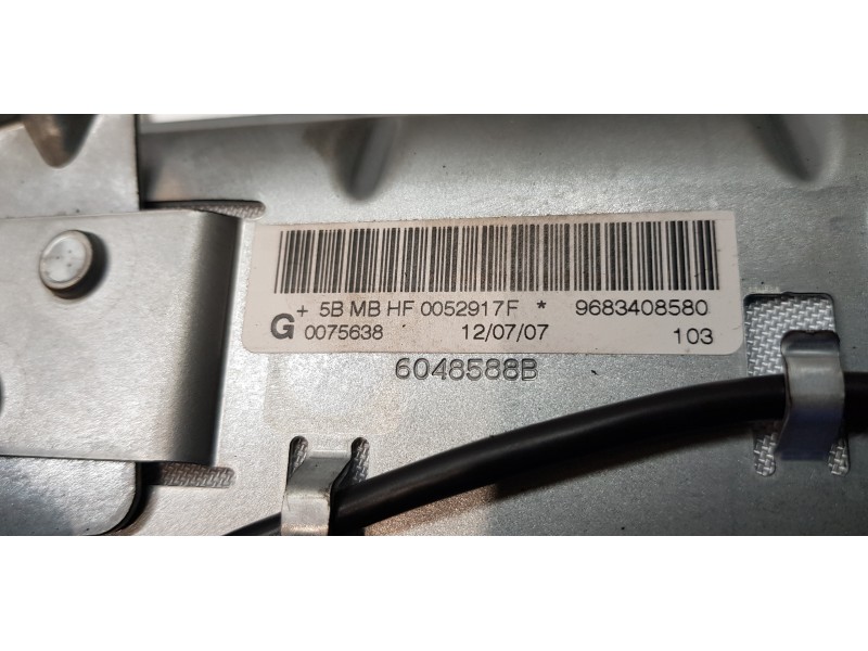 Recambio de airbag delantero derecho para peugeot 207 cc sport referencia OEM IAM 9683408580  