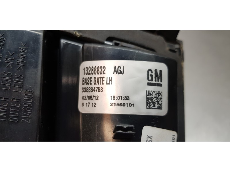 Recambio de piloto trasero izquierdo interior para opel zafira tourer expression referencia OEM IAM 13386605   Recambio de piloto trasero izquierdo interior para opel zafira tourer expression referencia OEM IAM 13386605