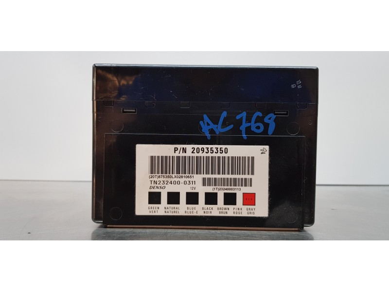 Recambio de modulo confort para opel antara enjoy 4x4 referencia OEM IAM 20935350 TN2324000311  Recambio de modulo confort para opel antara enjoy 4x4 referencia OEM IAM 20935350 TN2324000311