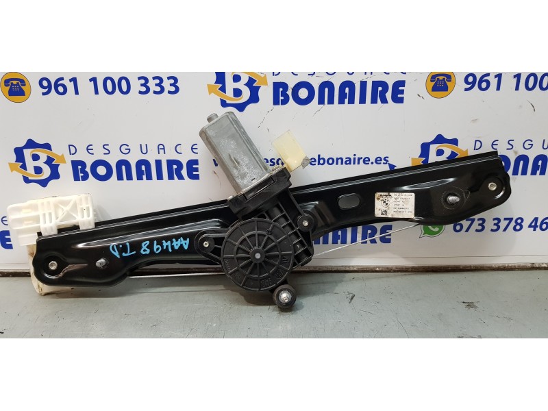 Recambio de elevalunas trasero derecho para bmw serie 1 lim. (f20) 116d efficientdynamics edition referencia OEM IAM 7242556  