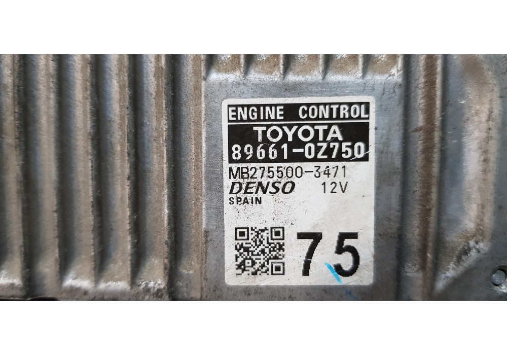 Recambio de centralita motor uce para toyota auris touring sports (e18) hybrid active referencia OEM IAM 896610Z750  