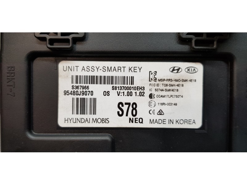 Recambio de modulo electronico para hyundai kona klass 2wd referencia OEM IAM 95480J9070  
