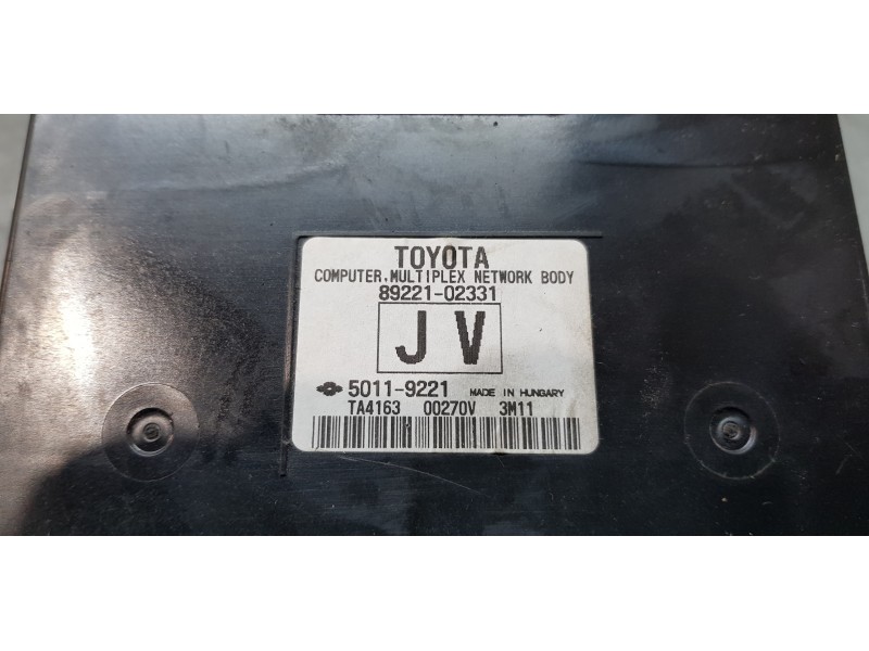 Recambio de modulo electronico para toyota auris touring sports (e18) hybrid advance referencia OEM IAM 8922102331   Recambio de modulo electronico para toyota auris touring sports (e18) hybrid advance referencia OEM IAM 8922102331