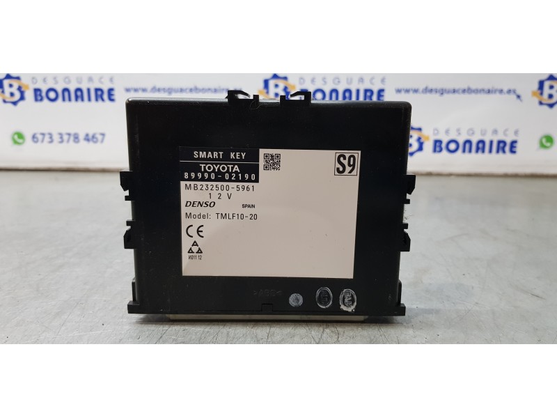 Recambio de modulo electronico para toyota auris touring sports (e18) hybrid advance referencia OEM IAM 8999002190   Recambio de modulo electronico para toyota auris touring sports (e18) hybrid advance referencia OEM IAM 8999002190