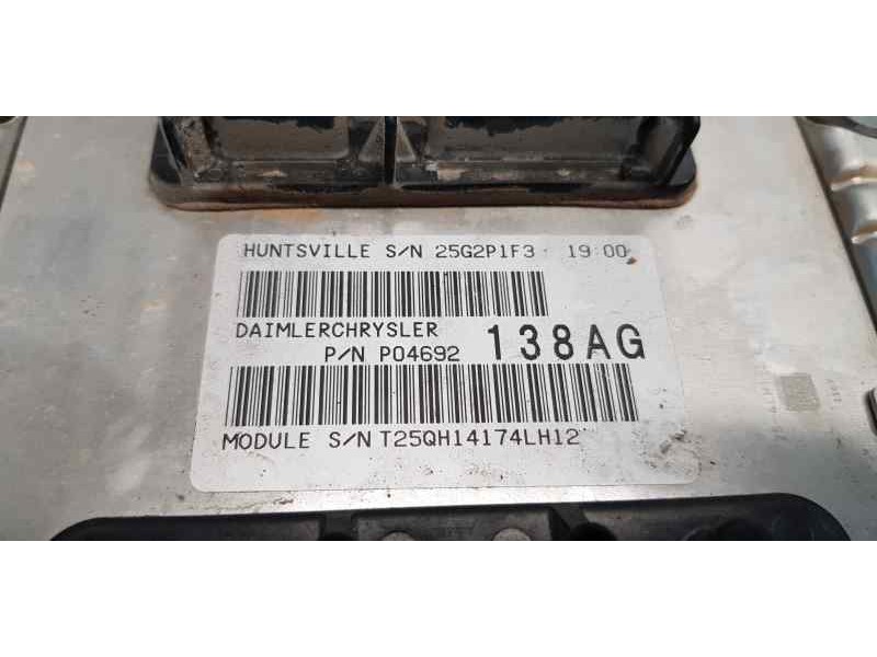 Recambio de modulo electronico para jeep gr. cherokee (wh) 3.0 crd laredo referencia OEM IAM P04692138AG   Recambio de modulo electronico para jeep gr. cherokee (wh) 3.0 crd laredo referencia OEM IAM P04692138AG