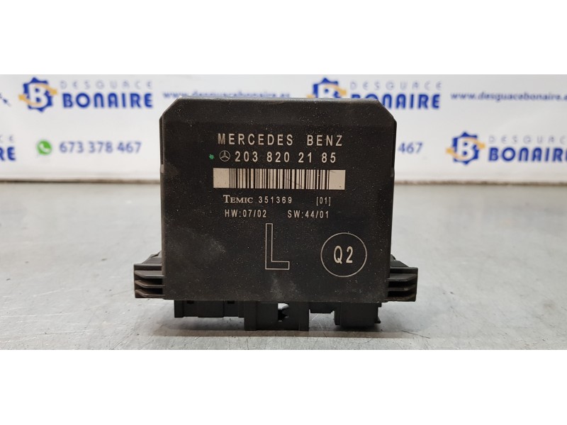 Recambio de modulo confort para mercedes clase c (w203) berlina 220 cdi (203.006) referencia OEM IAM 2038202185  