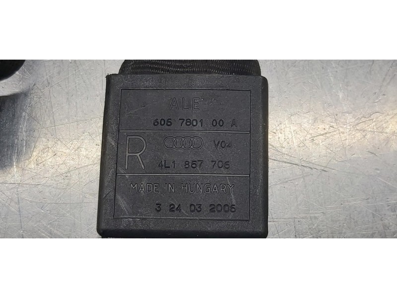 Recambio de cinturon seguridad delantero derecho para audi q7 (4l) 3.0 tdi referencia OEM IAM 4L1857706V04 4L1857706 
