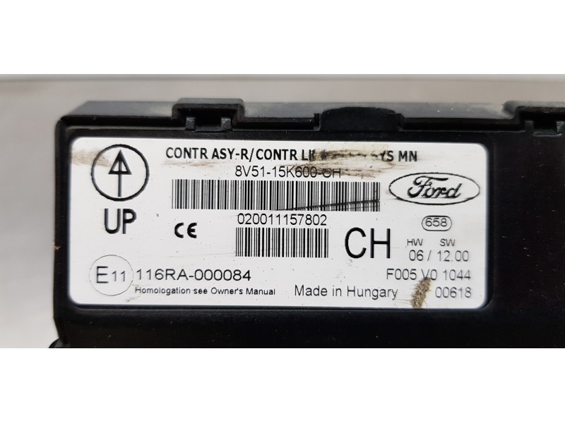 Recambio de modulo electronico para ford fiesta (cb1) ambiente referencia OEM IAM 8V5115K600CH   Recambio de modulo electronico para ford fiesta (cb1) ambiente referencia OEM IAM 8V5115K600CH