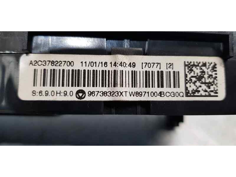 Recambio de mando climatizador para peugeot 5008 active referencia OEM IAM 96738323XT   Recambio de mando climatizador para peugeot 5008 active referencia OEM IAM 96738323XT