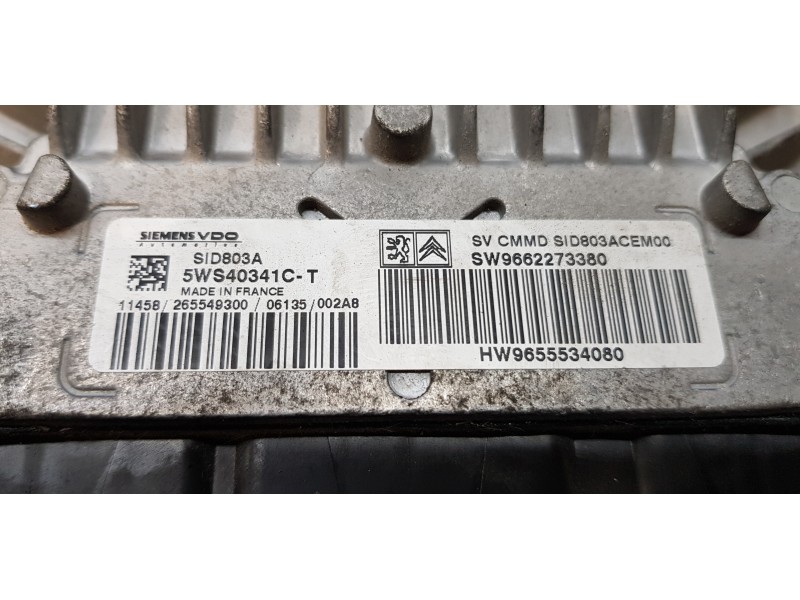 Recambio de centralita motor uce para citroen c4 coupe vts referencia OEM IAM 9662273380  