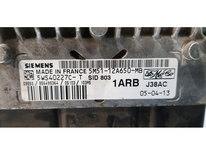 Recambio de centralita motor uce para ford focus berlina (cap) trend referencia OEM IAM 5M5112A650MB  