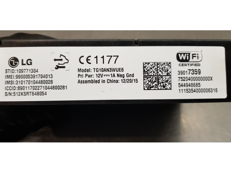 Recambio de modulo electronico para opel astra j gtc sportive referencia OEM IAM 39017359  