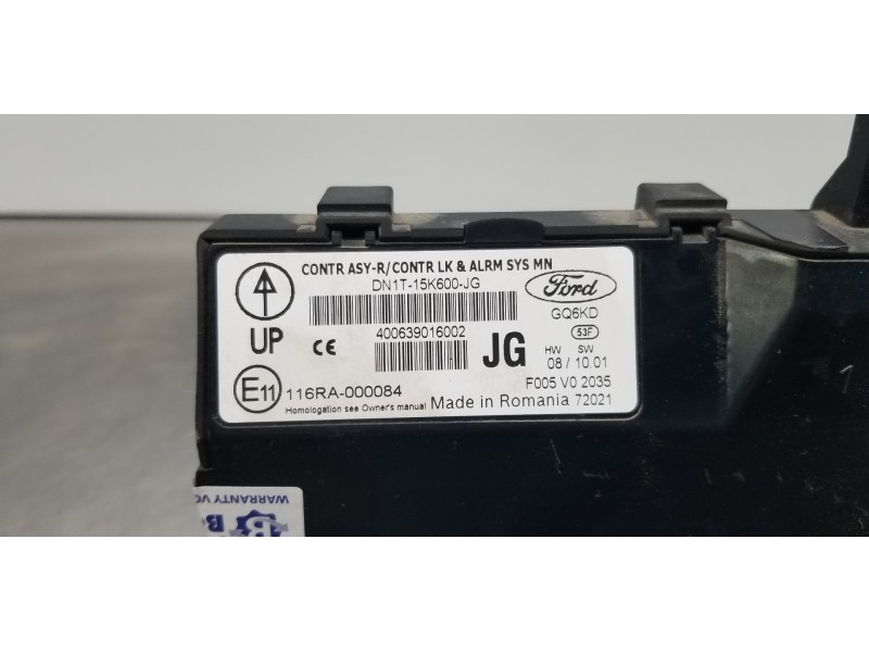 Recambio de modulo confort para ford tourneo courier (c4a) ambiente referencia OEM IAM DN1T15K600JG   Recambio de modulo confort para ford tourneo courier (c4a) ambiente referencia OEM IAM DN1T15K600JG