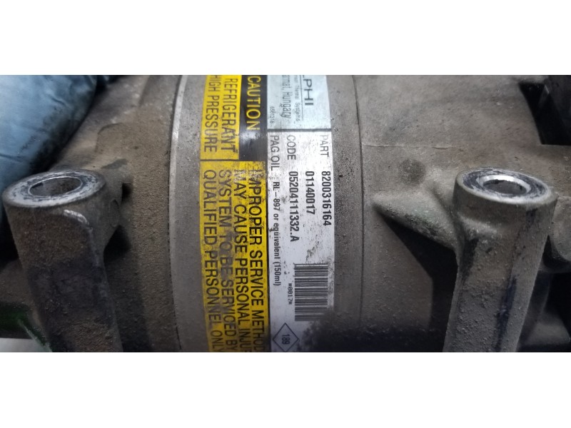 Recambio de compresor aire acondicionado para renault megane ii classic berlina confort referencia OEM IAM 8200316164   Recambio de compresor aire acondicionado para renault megane ii classic berlina confort referencia OEM IAM 8200316164