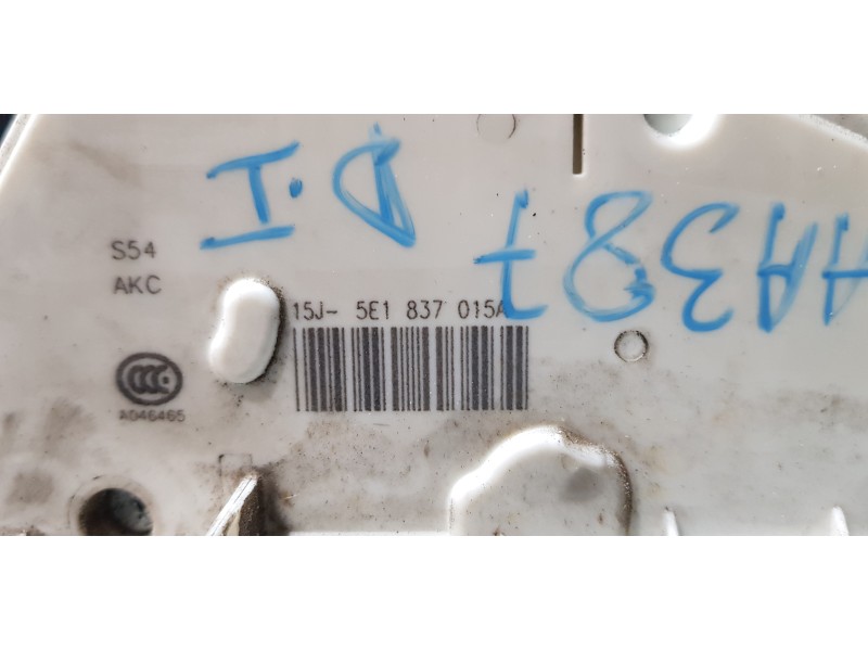 Recambio de cerradura puerta delantera izquierda para seat toledo (kg3) reference referencia OEM IAM 5E1837015A   Recambio de cerradura puerta delantera izquierda para seat toledo (kg3) reference referencia OEM IAM 5E1837015A