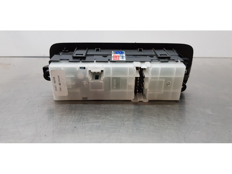 Recambio de mando elevalunas delantero izquierdo para nissan qashqai+2 (jj10) visia referencia OEM IAM 25401BB65B  