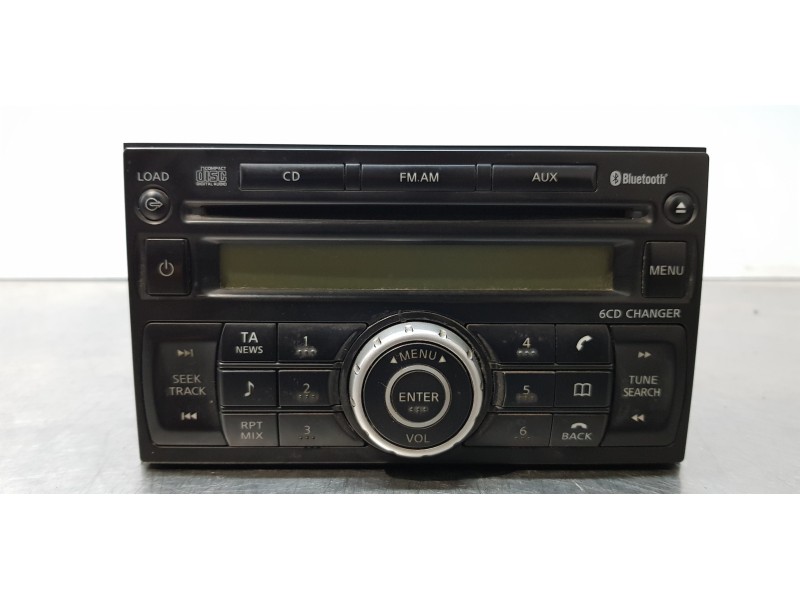 Recambio de sistema audio / radio cd para nissan qashqai+2 (jj10) visia referencia OEM IAM 28184JD45A  