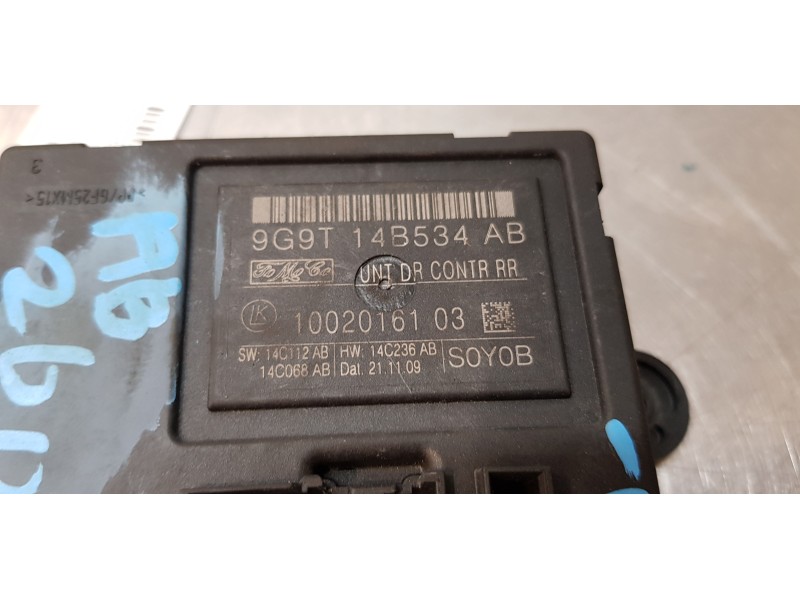 Recambio de modulo electronico para ford s-max (ca1) titanium referencia OEM IAM 9G9T14B534AB   Recambio de modulo electronico para ford s-max (ca1) titanium referencia OEM IAM 9G9T14B534AB