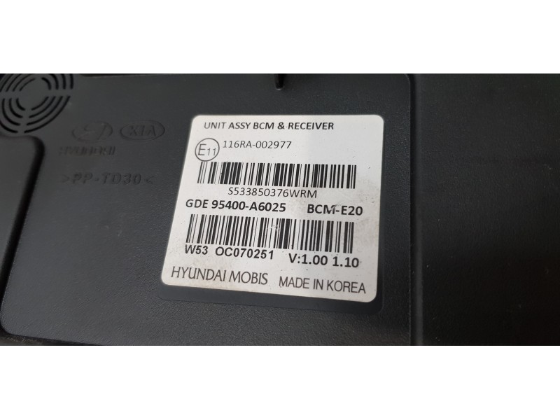 Recambio de modulo electronico para hyundai i30 (gd) classic referencia OEM IAM 95400A6025   Recambio de modulo electronico para hyundai i30 (gd) classic referencia OEM IAM 95400A6025