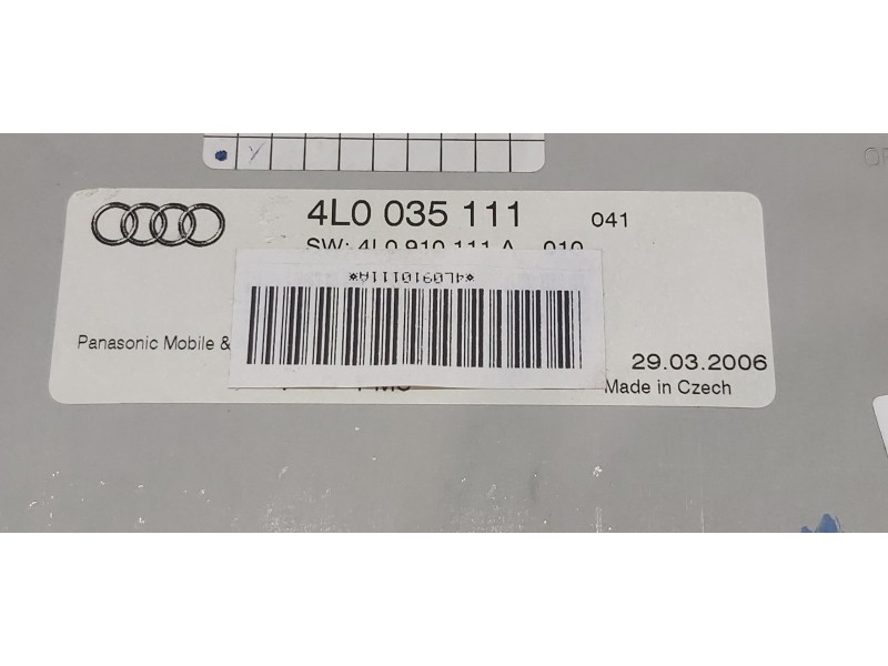 Recambio de sistema audio / radio cd para audi q7 (4l) 3.0 tdi referencia OEM IAM 4L0035111  