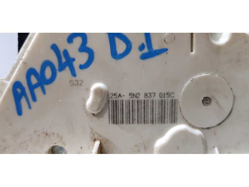 Recambio de cerradura puerta delantera izquierda para skoda superb combi (3t5) ambition referencia OEM IAM 5N2837015C  