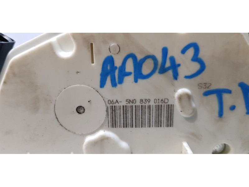 Recambio de cerradura puerta trasera derecha para skoda superb combi (3t5) ambition referencia OEM IAM 5N0839016D   Recambio de cerradura puerta trasera derecha para skoda superb combi (3t5) ambition referencia OEM IAM 5N0839016D