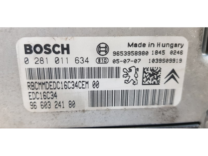 Recambio de centralita motor uce para peugeot 307 berlina (s2) xs referencia OEM IAM 9660324180  